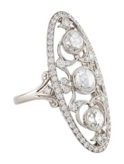 Pre-owned Kwiat 18k Diamond Vintage Collection Ring In Multi