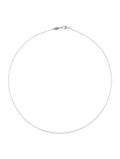 Pre-owned Kwiat 18k Thin Chain Necklace, 16" In Multicolor