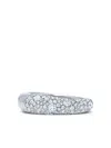 Kwiat 18k White Gold Diamond Cobblestone Band Ring In Silver