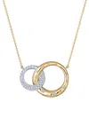 Kwiat 18kt Gold Diamond Cobblestone Interlocking Pendant In Gold