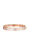 Kwiat 18kt Rose Gold Fancy Shape Diamond Stackable Bangle In Rosa