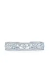 Kwiat 18kt White Gold Diamond Trellis Cuff Bangle In Silber