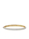 Kwiat 18kt Yellow Gold Diamond Moonlight Three-row Medium Bangle In Gold