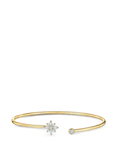 Kwiat Diamond Star Bangle Bracelet In Gold