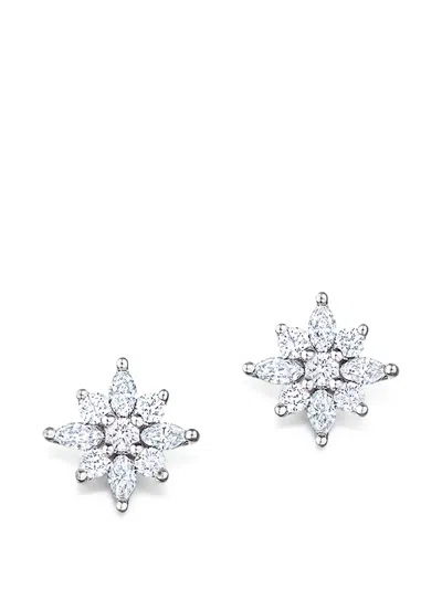 Kwiat Diamond Stud Earrings In Metallic