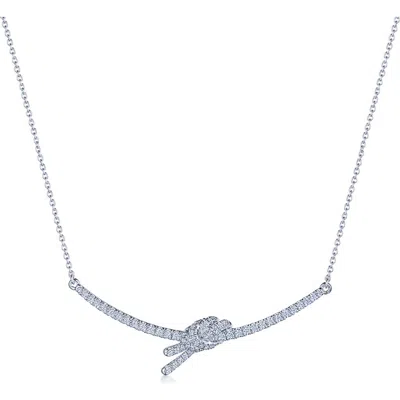 Kwiat Entwine Diamond Necklace In Metallic