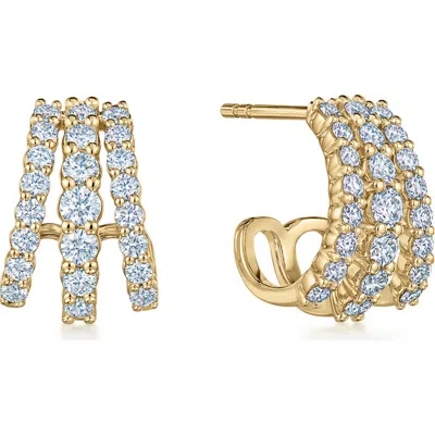 Kwiat Lyric Three-row Diamond Ear Cuff In Gold