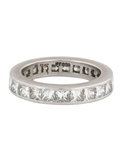 Pre-owned Kwiat Platinum 2.93ctw Diamond Eternity Band In Multicolor