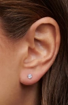 Kwiat Round Brilliant Cut Diamond & Platinum Stud Earrings In White 0.50 Ctw