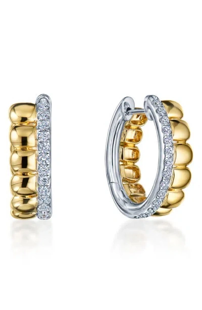 Kwiat Sirena Diamond Huggie Earrings In Multi