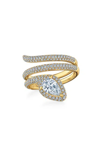 Kwiat Snake Diamond Ring In Gold