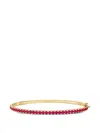 Kwiat Stackable Ruby Bangle Bracelet In Transparent