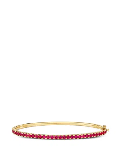 Kwiat Stackable Ruby Bangle Bracelet In Transparent