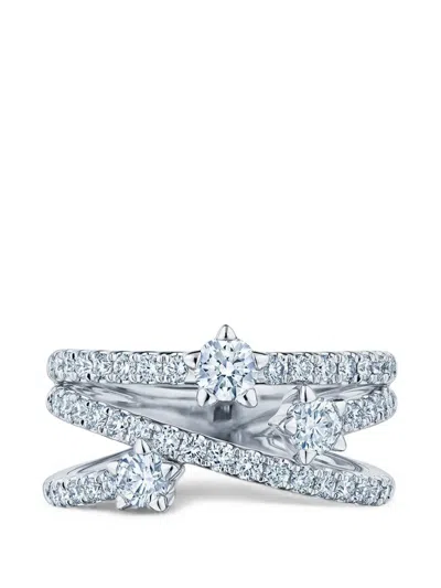 Kwiat Starry Night Crossover Diamond Ring In Metallic