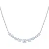 Kwiat Starry Night Diamond Bar Pendant Necklace In White Gold/clear
