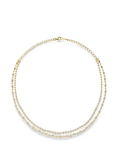 Kwiat Starry Night Diamond Double-line Necklace In Gold