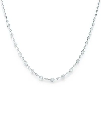 Kwiat Starry Night Diamond Necklace In Silver