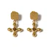 Kybele Studio Women's Brown Byzantine Earrings In Tiger Eye
