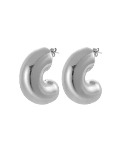 Kybele Studio Women's Chunky Silver Hoops In Silver