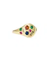 Kybele Studio Women's Gold Celestial Burst Signet Ring