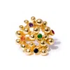 Kybele Studio Women's Gold Gemstone Bouquet Ring In Yellow