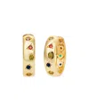 Kybele Studio Women's Gold Kaleidoscope Hoop Earrings
