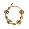 Kybele Studio Women's Gold Medallion Link Bracelet In Gold