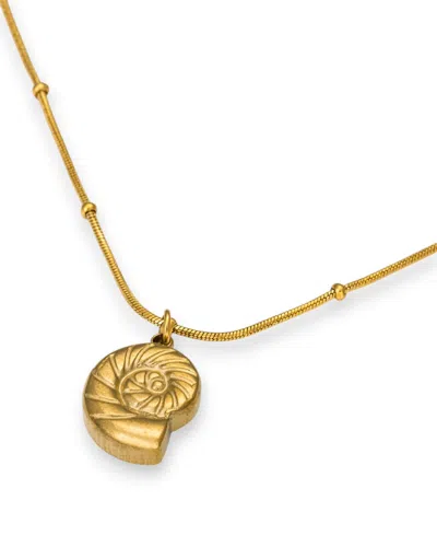 Kybele Studio Women's Nautilus Pendant Necklace In Gold