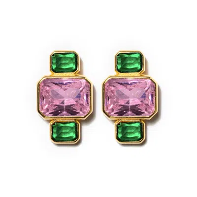 Kybele Studio Women's Pink Luma Earrings In Orchid