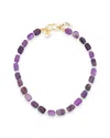 Kybele Studio Women's Pink / Purple / White Lunar Harmony Necklace With Amethyst & Pearls