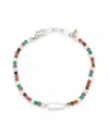 Kybele Studio Women's Silver Chakra Radiance Choker With Pearl