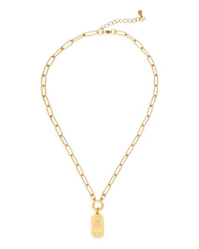 Kybele Studio Women's Sun Emblem Necklace In Gold