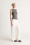 Kye Intimates Recline Bateau Sleeveless In Charcoal