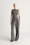Kye Intimates Recline Pant In Charcoal