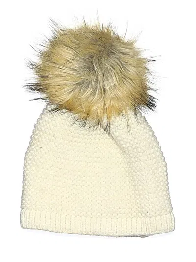 Pre-owned Kyi Kyi Beanie Hat In Ivory