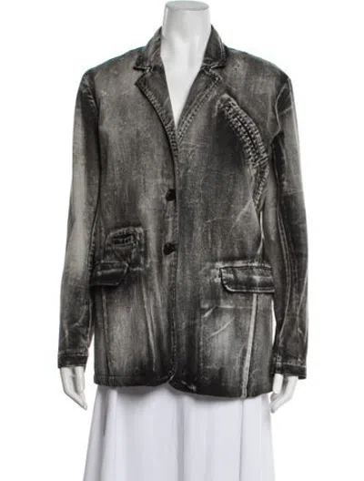 Pre-owned Kyi Kyi Denim Jacket In Grey
