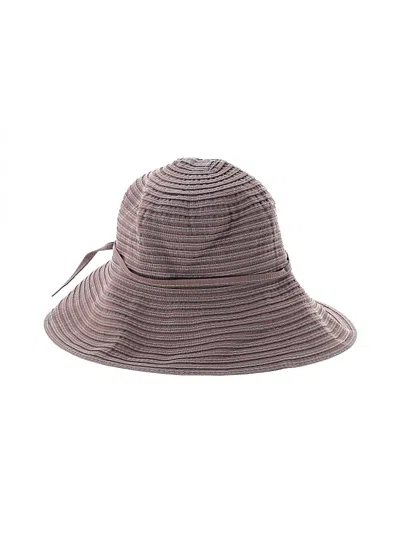 Pre-owned Kyi Kyi Sun Hat In Brown