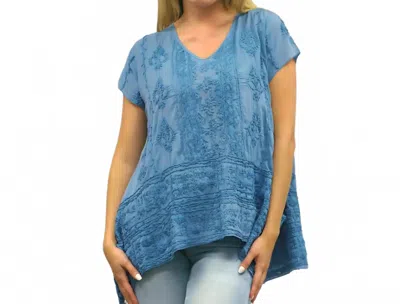 Kyla Seo Jamila Tee In Capri Blue