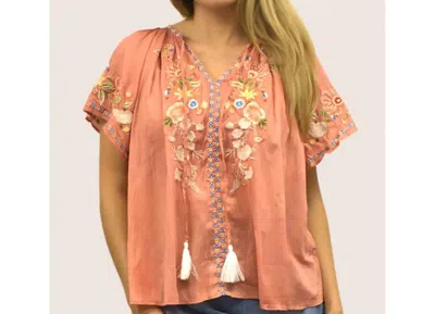 Kyla Seo Kiora Blouse In Orange