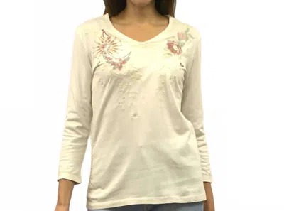 Kyla Seo Mia Top In Ivory In White