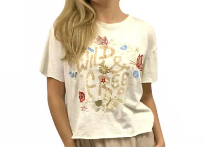 Kyla Seo Vera Tee In Ivory In Neutral