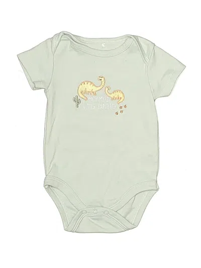 Pre-owned Kyle & Deena Babies' Short Sleeve Onesie In Green