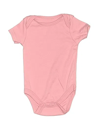 Pre-owned Kyle & Deena Babies' Short Sleeve Onesie In Pink