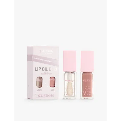 Kylie By Kylie Jenner Lip Oil Duo Gift Set In White