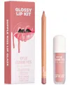 Kylie Cosmetics 2-pc. Glossy Lip Set In Pink