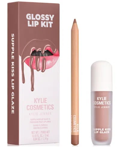 Kylie Cosmetics 2-pc. Glossy Lip Set In Brown