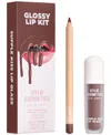 Kylie Cosmetics 2-pc. Glossy Lip Set In Brown