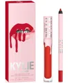 Kylie Cosmetics 2-pc. Velvet Lip Set In Red