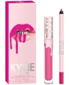 Kylie Cosmetics 2-pc. Velvet Lip Set In Pink
