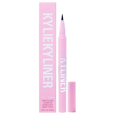 Kylie Cosmetics Ladies Kyliner Brush Tip Liquid Eyeliner Pen 0.01 oz 001 Black Makeup 4064941009559 In Transparent